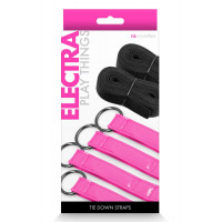 Система фіксації до ліжка NS Novelties ELECTRA BED RESTRAINT STRAPS PINK