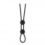 T331085 регульоване ерекційне кільце STAY HARD DOUBLE LOOP BLACK