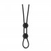 T331085 регульоване ерекційне кільце STAY HARD DOUBLE LOOP BLACK