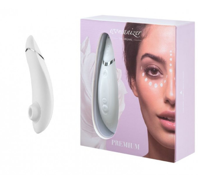 Безконтактний Кліторальний Стимулятор Womanizer Premium, White