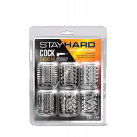 Набір насадок STAY HARD COCK Sleeve KIT CLEAR