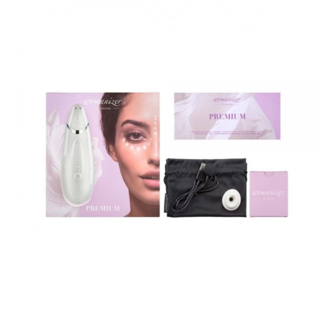 Безконтактний Кліторальний Стимулятор Womanizer Premium, White