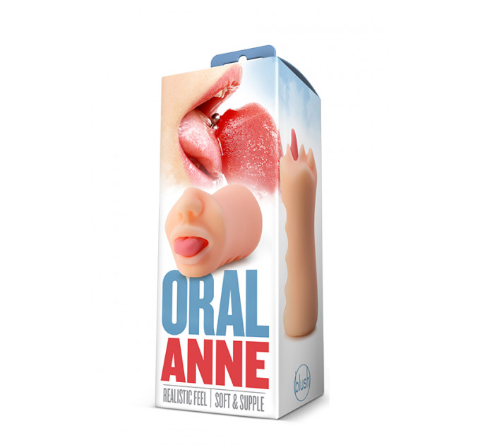 Мастурбатор-Ротик с языком Blush Oral Anne
