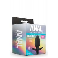 Анальна пробка з вібрацією Blush Anal Adventures Platinum Saddle Plug