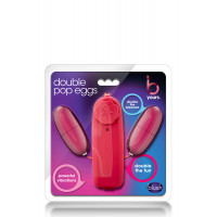 Виброяйцо двойное DOUBLE POP EGGS CERISE