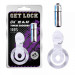 Насадка с язычком и вибропулей GET LOCK Vibe Cocking белая