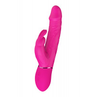 Подвійний вібратор кролик Dream Toys VIBES OF LOVE COCKY RABBIT MAGENTA