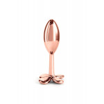 Анальна пробка металева NS Novelties Rear Assets Clover, золотий