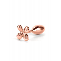 Анальна пробка металева NS Novelties Rear Assets Clover, золотий