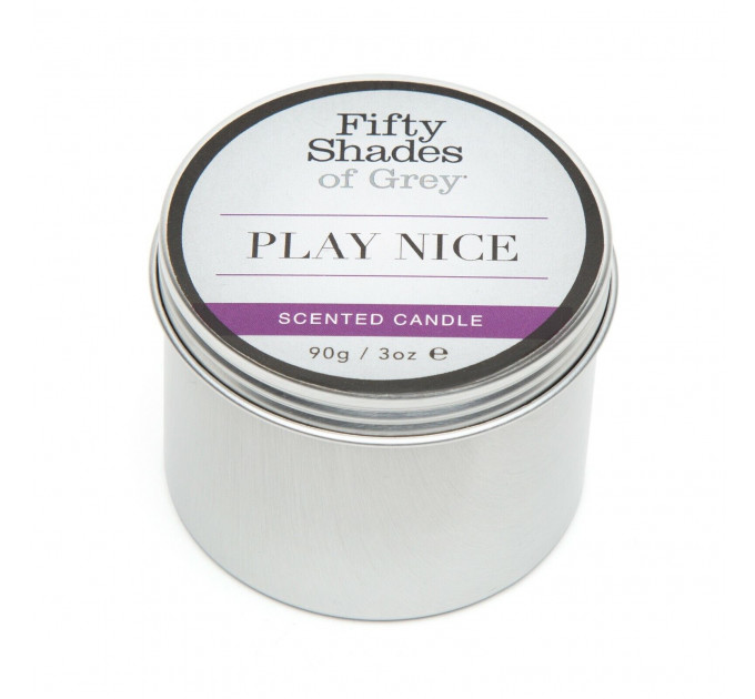 Ароматическая свеча Fifty Shades of Gray Play Nice Vanilla Candle с ароматом ванили, 90 г