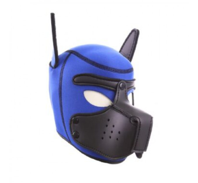 Бдсм маска собаки Be My Master Bondage Puppy Hood Blue