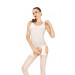 Бодистокинг с вставками крупной сетки BS029 белый Passion S/L