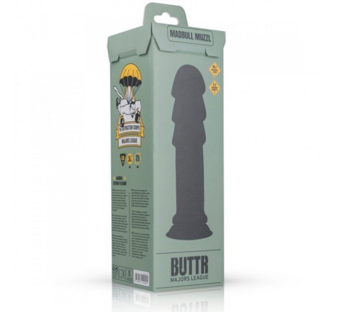 Великий анальна пробка Buttr MadBull Muzzl Dildo