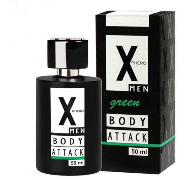 Духи с феромонами Aurora Body Attck MEN Green X-PHERO 50ml