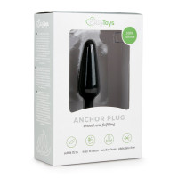 Анальна пробка Buttplug чорна, S