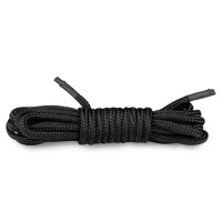 Бондажна мотузка Easytoys, нейлонова, чорна, 5 м
