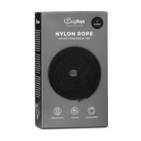 Бондажна мотузка Easytoys, нейлонова, чорна, 5 м