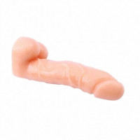 Фалоімітатор реалістичний Chisa T-skin з яєчками, бежевий
