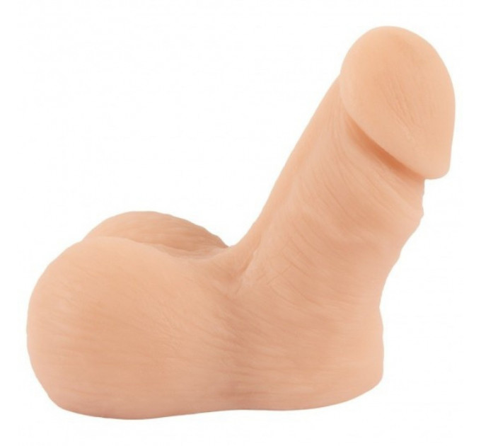 Фаллоимитатор имплант реалистичный Mr. Limpy Light Flesh Small (RP), бежевый, 9 см х 3.5 см