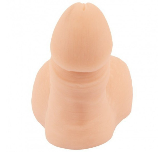Фаллоимитатор имплант реалистичный Mr. Limpy Light Flesh Small (RP), бежевый, 9 см х 3.5 см