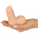 Фаллоимитатор имплант реалистичный Mr. Limpy Light Flesh Small (RP), бежевый, 9 см х 3.5 см