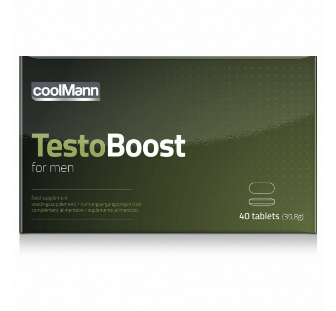 Капсулы для повышения сексуальной активности CoolMannTesto boost (цена за упаковку, 40 капсул)