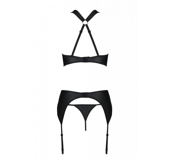 Комплект нижнего белья в сеточку AMANDA SET black S/M - Passion