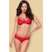 Комплект Obsessive 860-SET-3 2 pcs set red L/XL