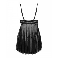 Пеньюар Obsessive Marrbel та стрінги S/M