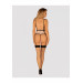Кружевное боди Obsessive Lilines body L/XL