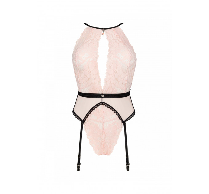 Кружевное боди Obsessive Lilines body L/XL