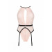 Кружевное боди Obsessive Lilines body L/XL