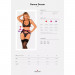 Кружевной комплект сексуального белья XS/S Donna Dream Obsessive, 3 предмета