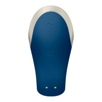 Люксовий Smart вібратор для пар Satisfyer Double Love Luxury, синій