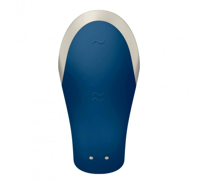 Люксовый Smart вибратор для пар Satisfyer Double Love Luxury, синий