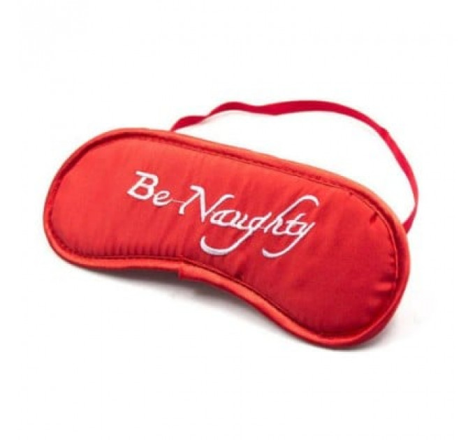 Маска на глаза Be Naughty, красная