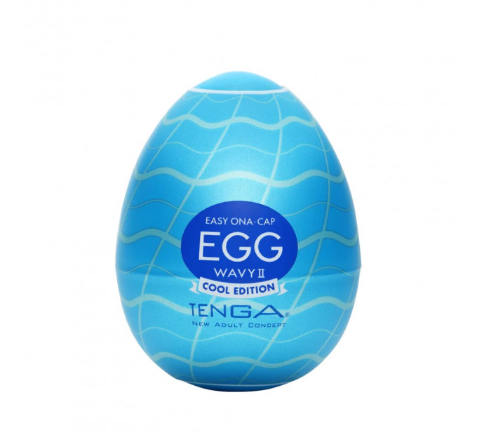 Мастурбатор TENGA EGG WAVY II COOL EDITION