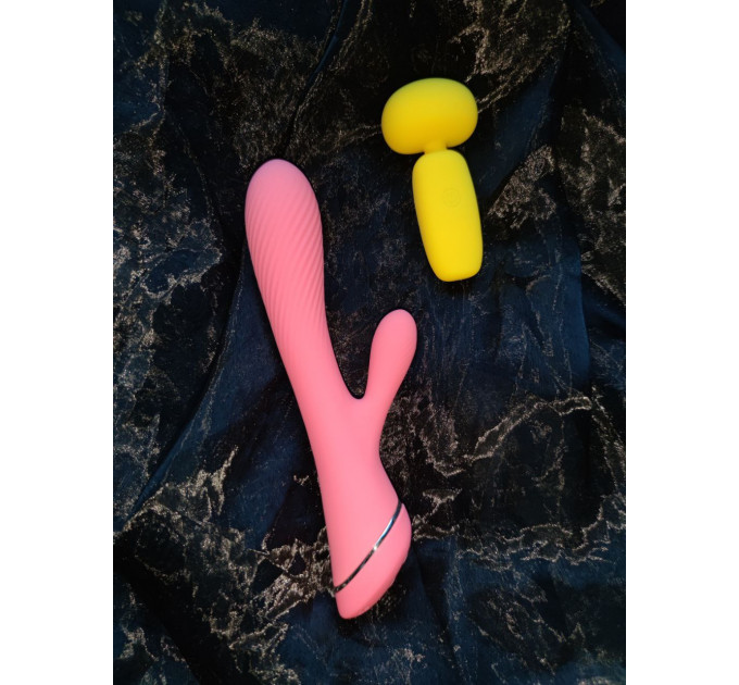 Мини вибратор микрофон Chisa Lust Ripple Buster, желтый