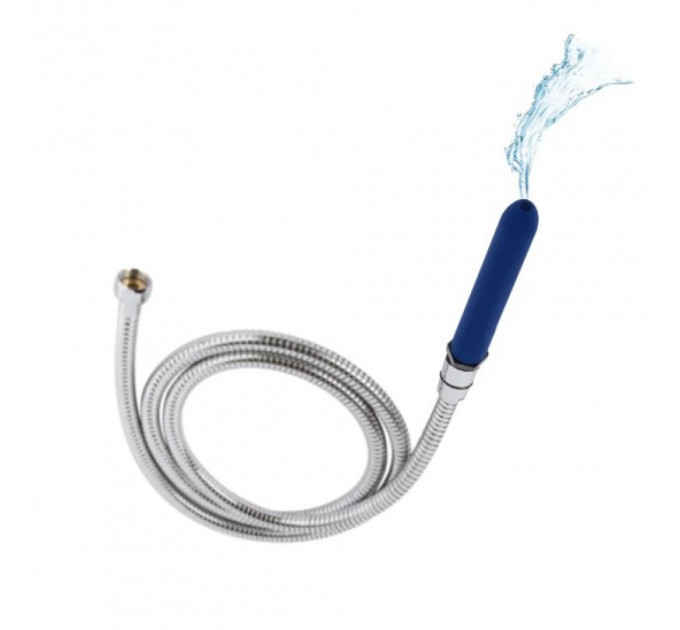Набір для анального душу ToyJoy Buttocks The Cleaner Shower Set, синій, 15 см