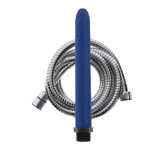 Набір для анального душу ToyJoy Buttocks The Cleaner Shower Set, синій, 15 см
