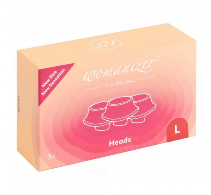 Змінні насадки на Womanizer Premium, Eco, Classic, Liberty, Starlet 2, червоний, розмір L