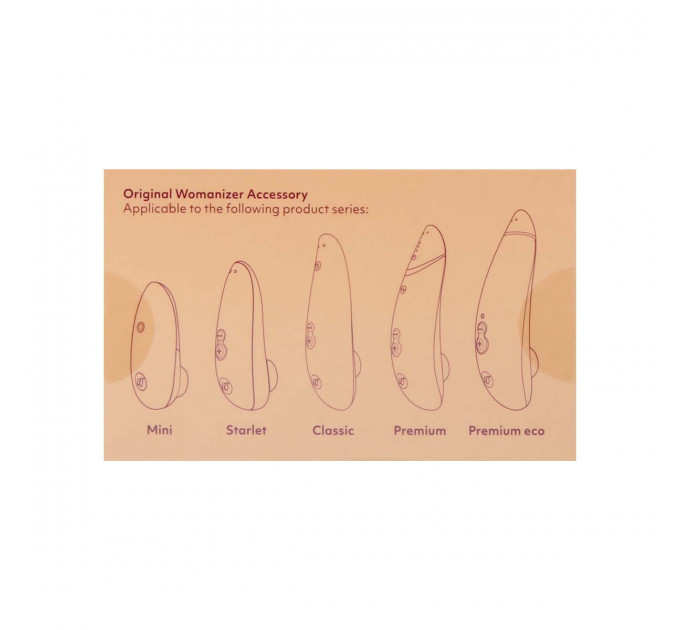 Змінні насадки на Womanizer Premium, Eco, Classic, Liberty, Starlet 2, червоний, розмір L