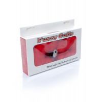 Наручники с пушистым мехом Boss Series Furry Cuffs красные