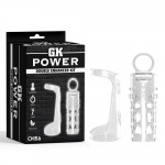 Набір рельєфних насадок на член Chisa GK Power Double Enhancer Kit із відкритою головкою