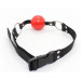 Нейлоновый кляп DS Fetish Nylon gag black/red