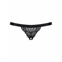 Открытые стринги черные 828-THC-1 L\XL Obsessive