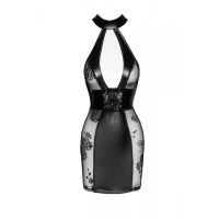 Платье-корсет Noir Handmade F238с полупрозрачными вставками, черный, М
