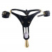 Пояс для принудительного оргазма и наручники Lockink Lady Dark Forced Orgasm Belt, черный