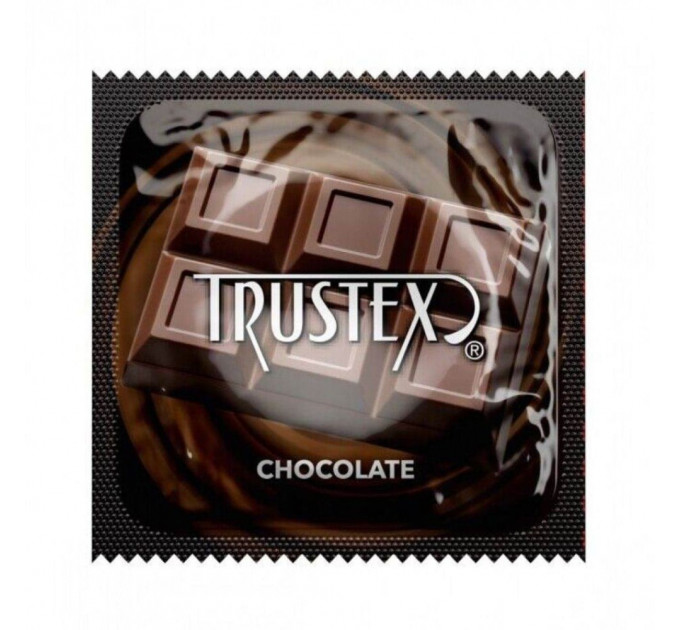 Презерватив Trustex Chocolate Lubricated с ароматом и вкусом шоколада (цена за 1 шт.)