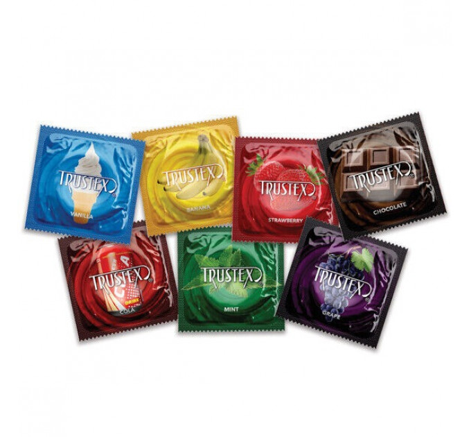 Презерватив Trustex Chocolate Lubricated с ароматом и вкусом шоколада (цена за 1 шт.)